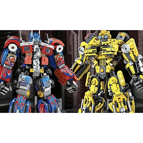 Toy robot with detachable small parts – choking hazard